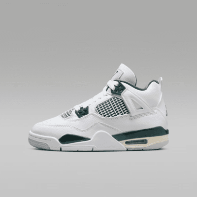 Air Jordan 4 Retro Oxidized Green Big Kids Shoes. Nike